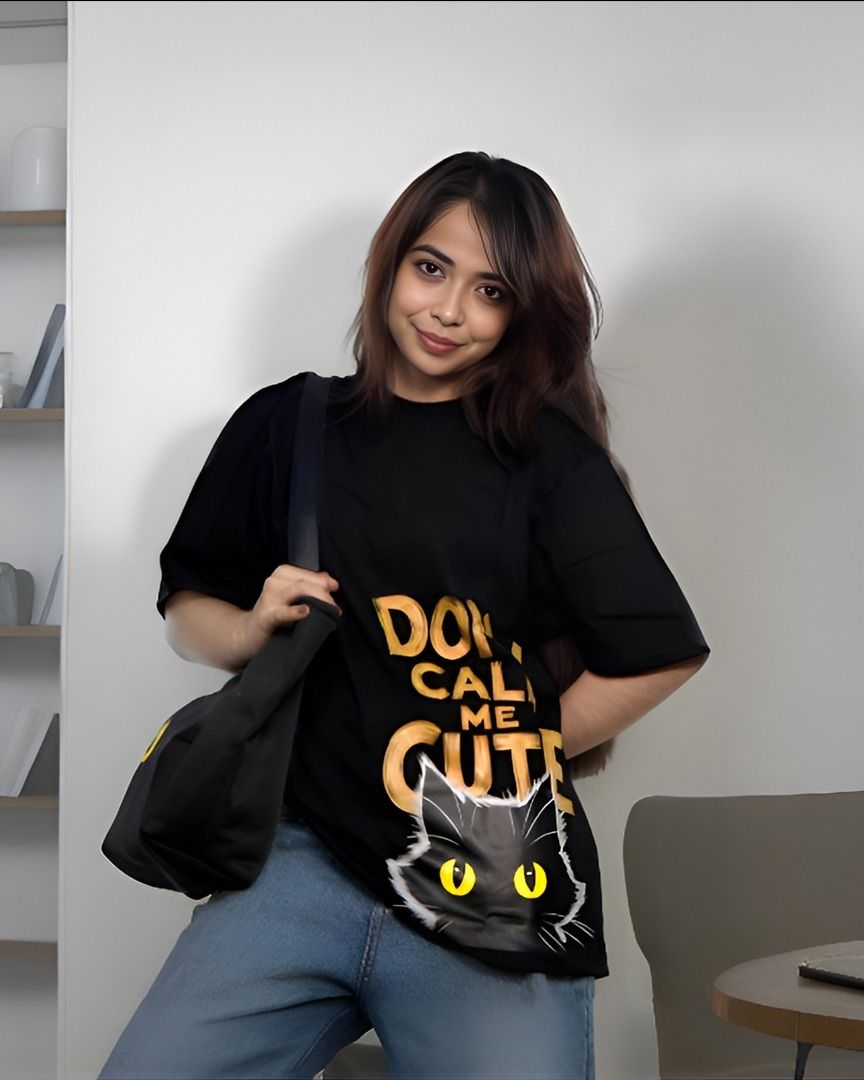 Don't Call Me Cute | Premium T Shirt for Woman