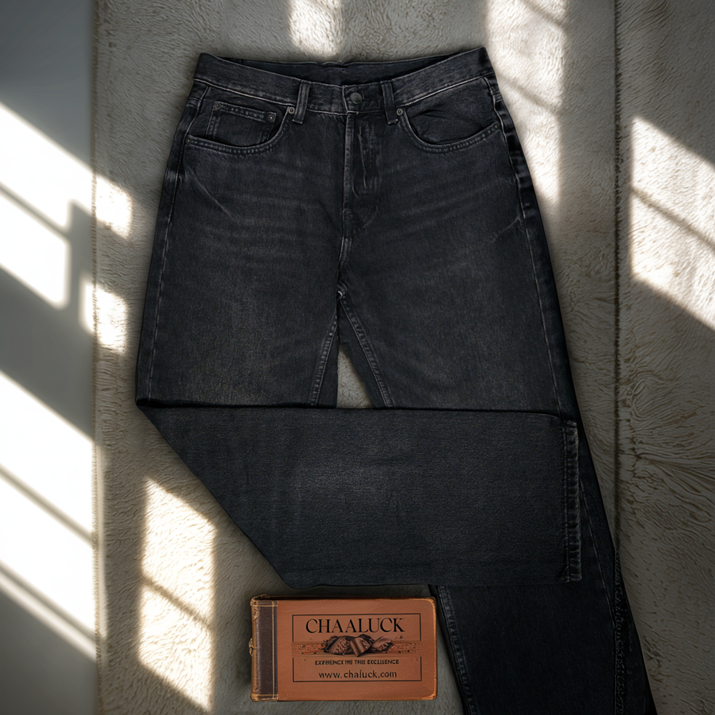 Men's Baggy Denim Jeans |Black color | Premium Denim Jeans