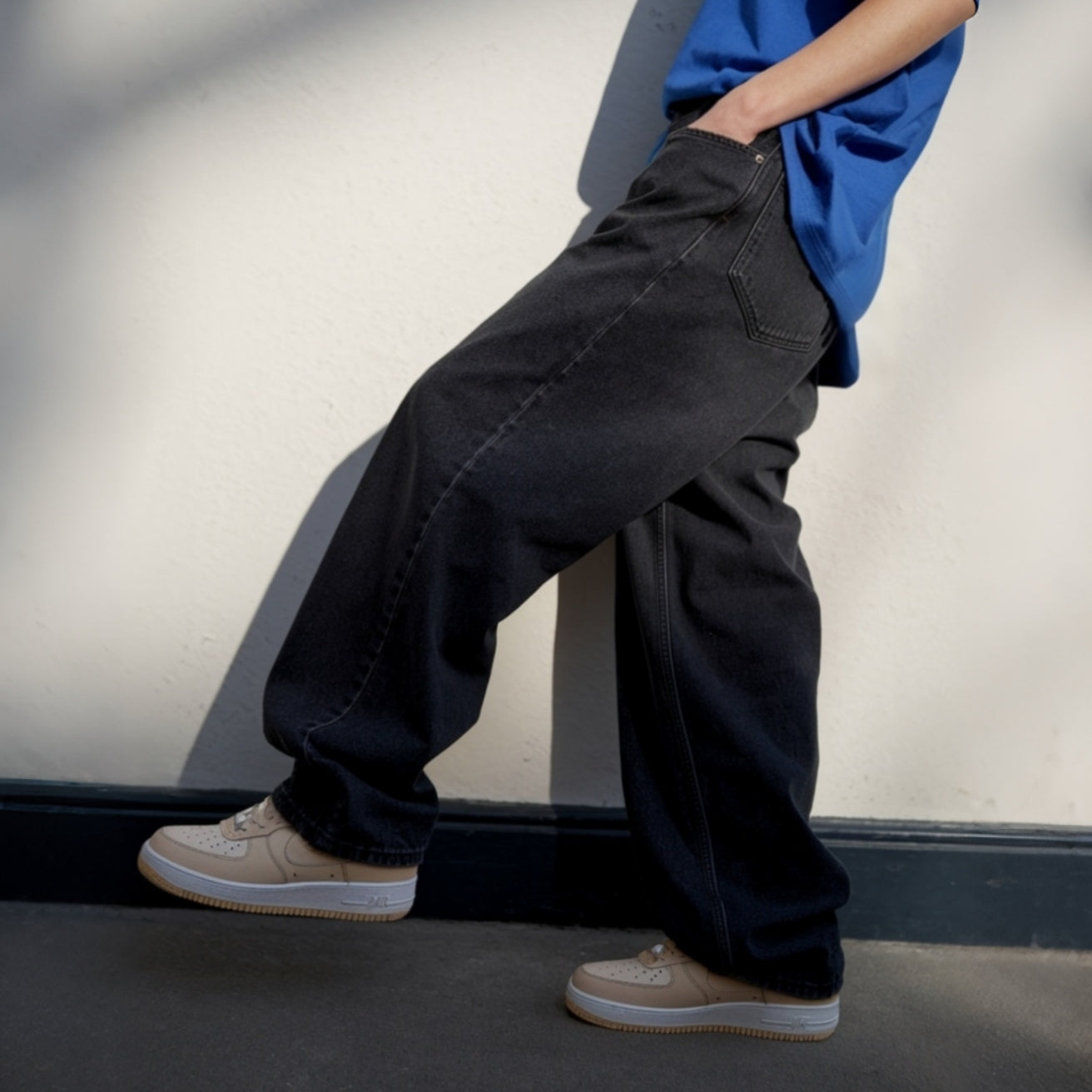 Men's Baggy Denim Jeans |Black color | Premium Denim Jeans