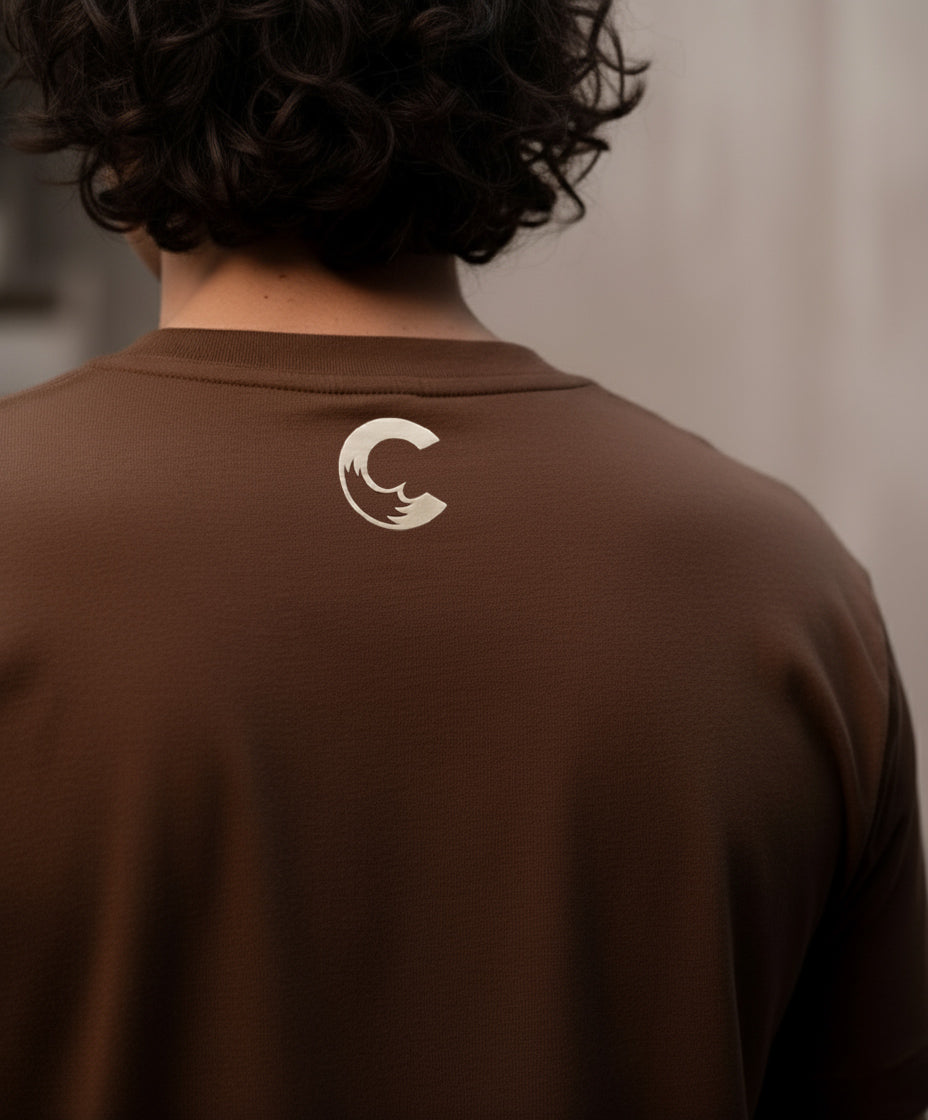 EVERY DAY IN EVERYWAY| Brown Color| Premium Regular Relaxed Fit T-Shirt | Unisex