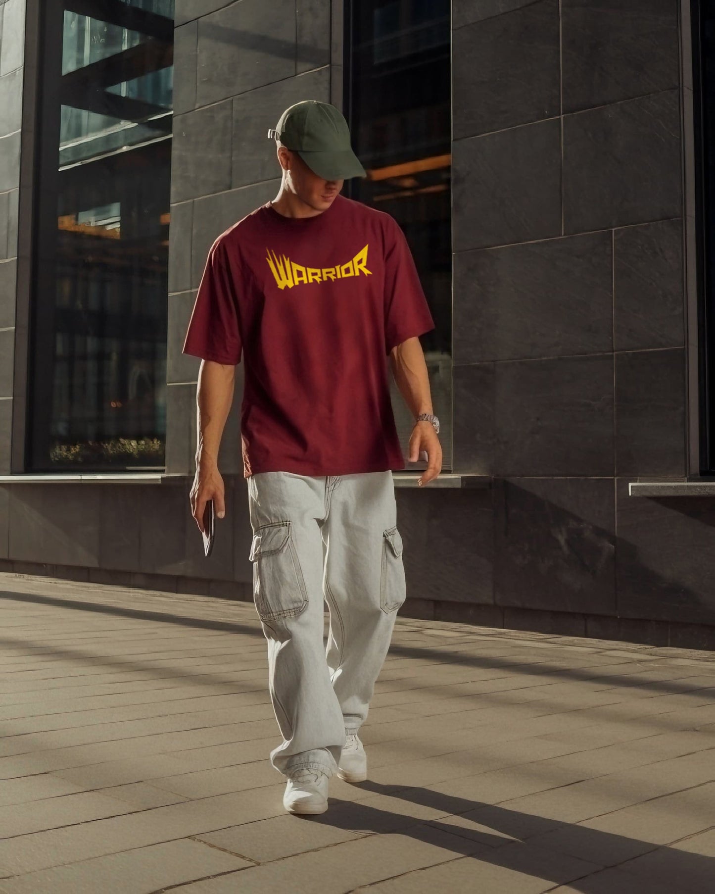 Warrior| Premium Drop Shoulder T-shirt