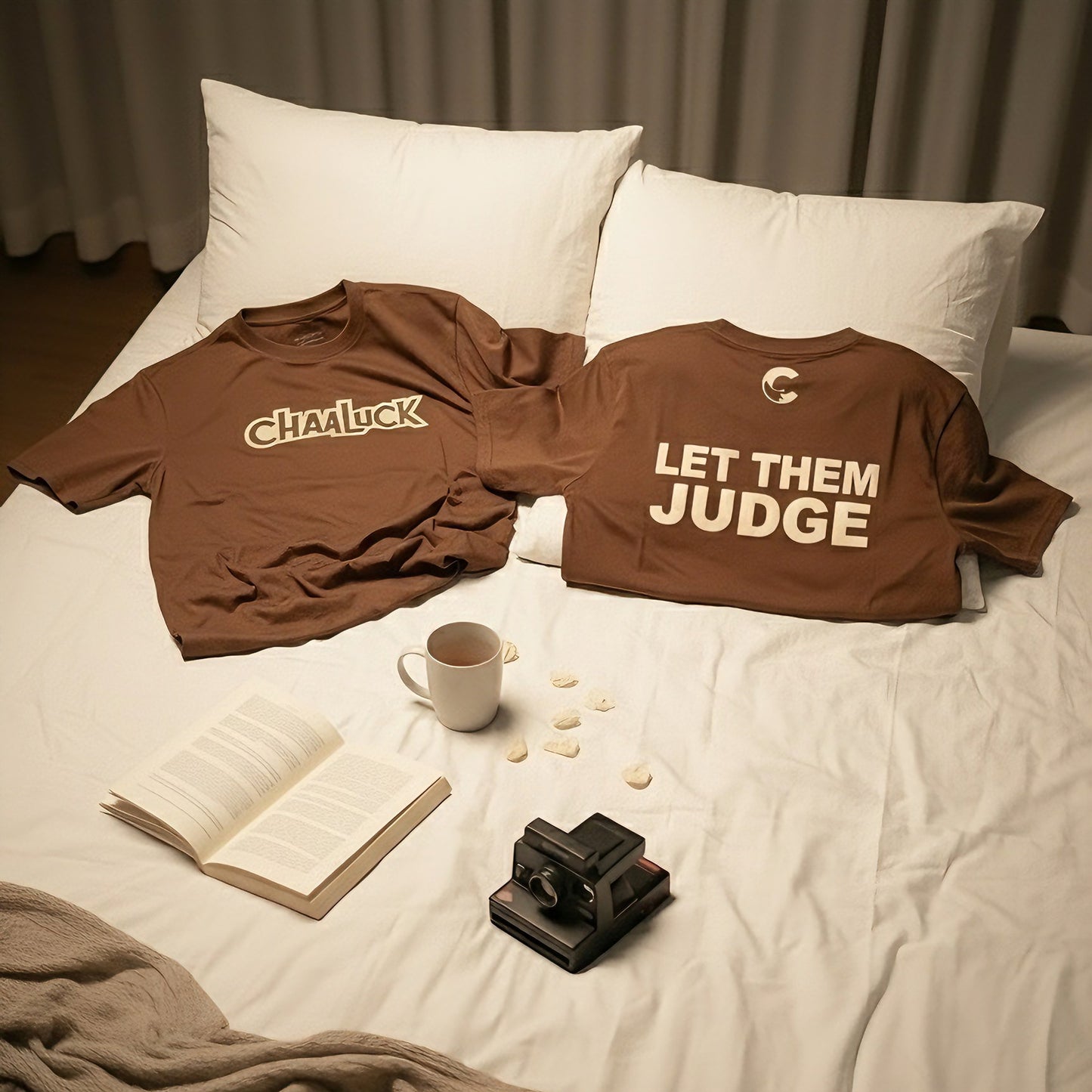 LET THEM JUDGE | Brown Color| Premium Regular Relaxed Fit T-Shirt | Unisex |
