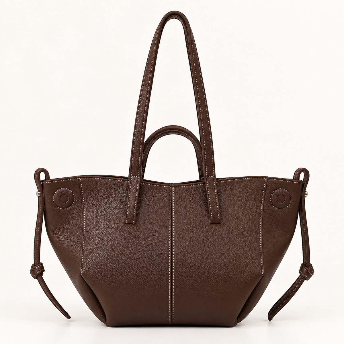 Classic Everyday Tote Bag – Spacious & Elegant (Chocolate color)
