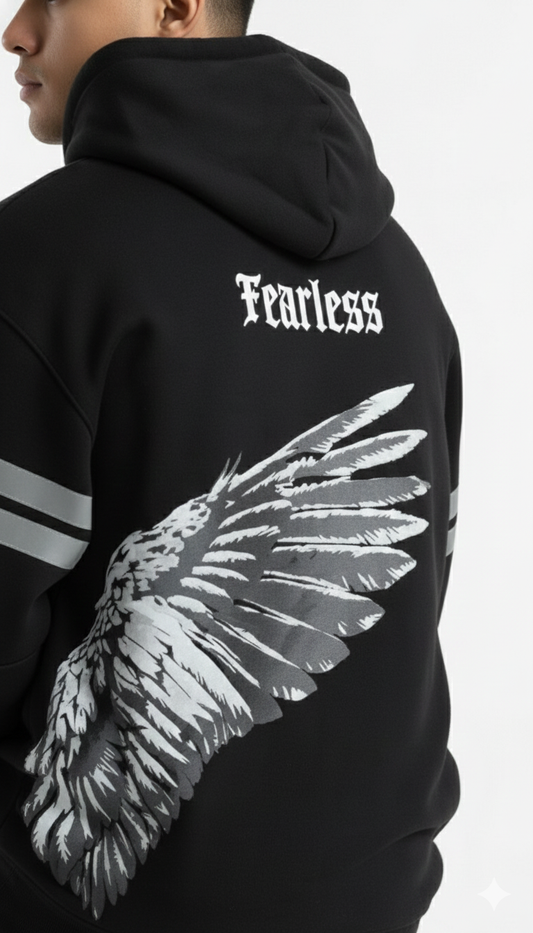 UNCAGED — Limited Edition Black Hoodie | Winter Collection