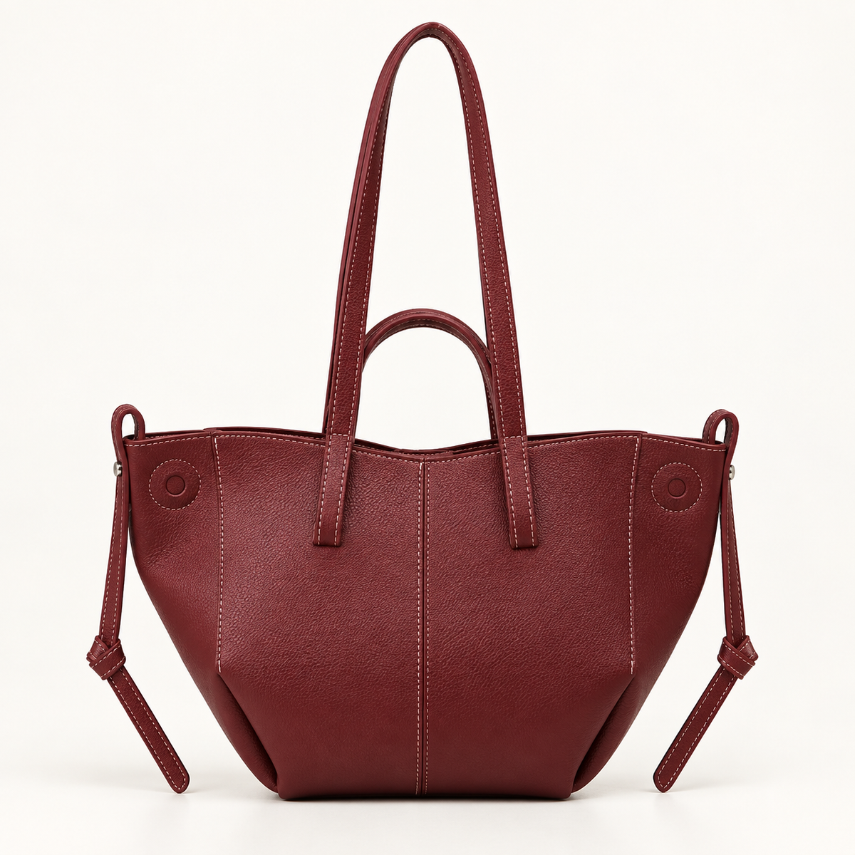 Classic Everyday Tote Bag – Spacious & Elegant (Deep Maroon Color)