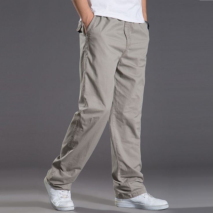 Men Smart Relaxed Fit Cotton Chinos | Off White | Limited Edition