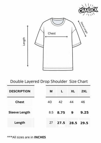 Premium Drop Shoulder T-Shirt | Slate Gray Color | Unisex