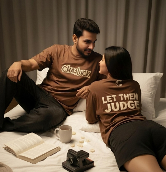 LET THEM JUDGE | Brown Color|  Premium Regular Relaxed Fit T-Shirt | Unisex |