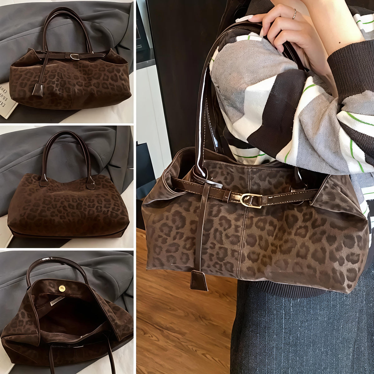 Leopard Luxe Tote Bag