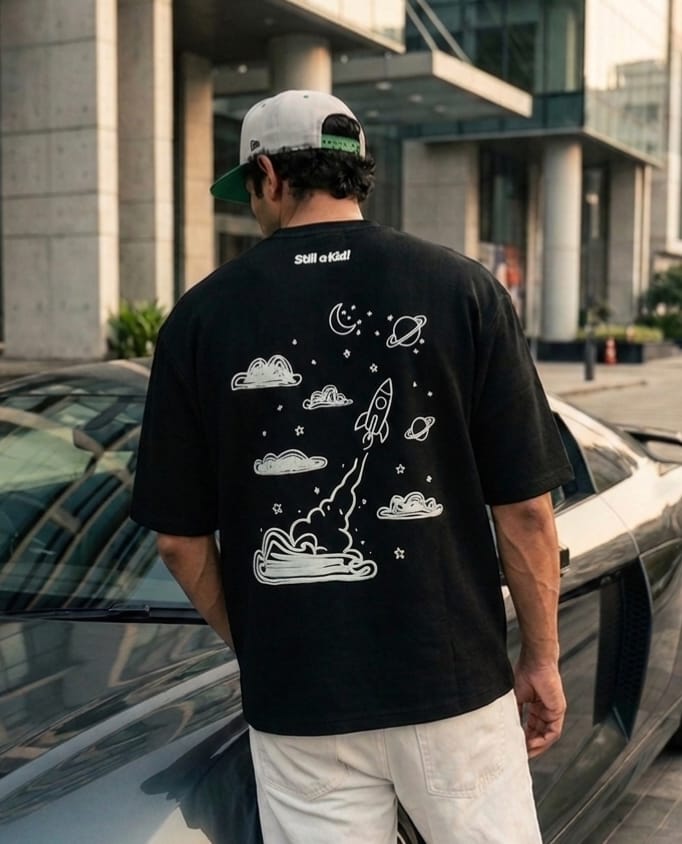 Orbit Oversized Drop Shoulder T-Shirt