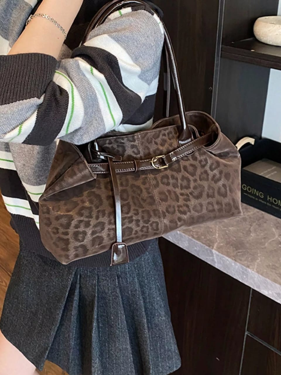Leopard Luxe Tote Bag