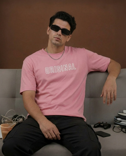 ORIGINAL| Pink |  Premium Regular Relaxed Fit T-Shirt | Unisex |