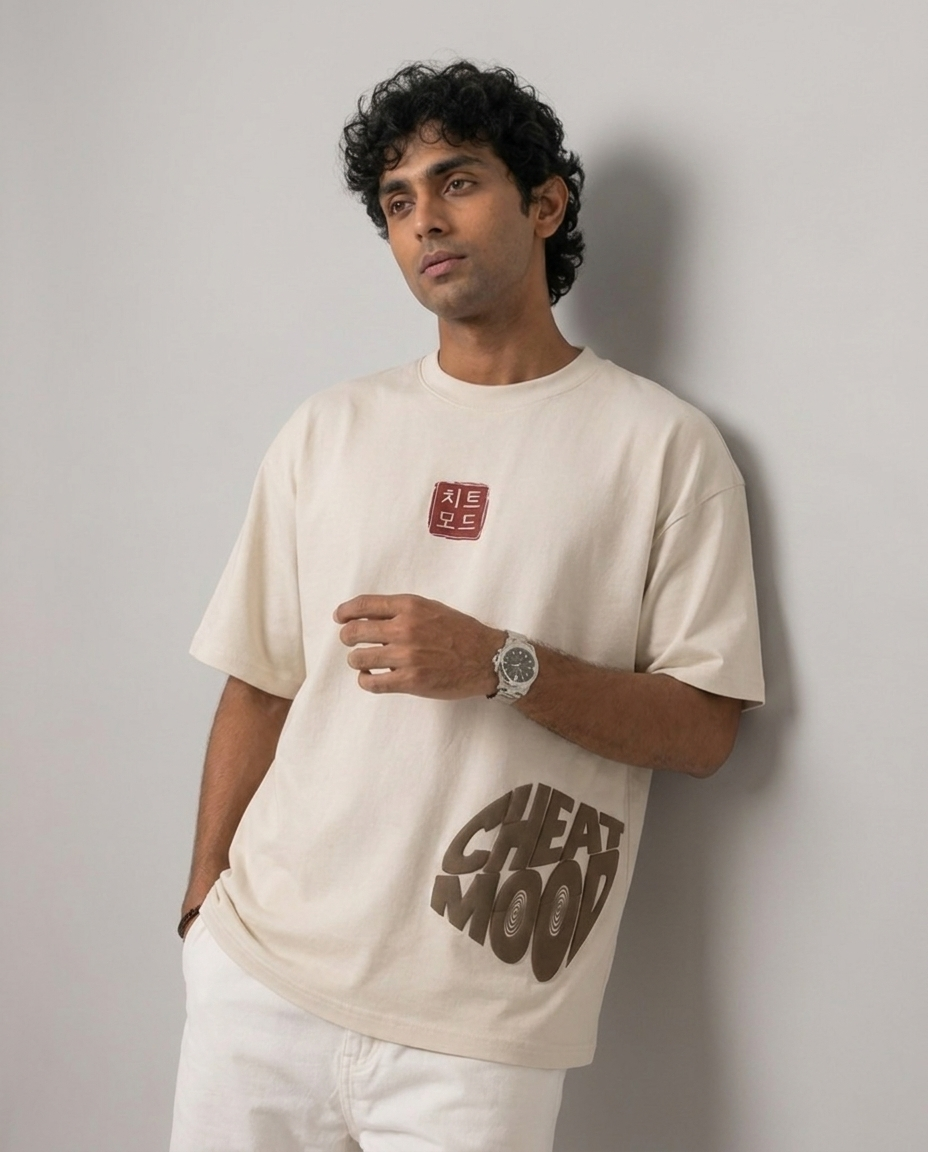 RAMEN LOVER| Cream Color | Super Soft Premium Drop Shoulder T-Shirt