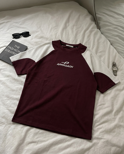 Super Soft Premium Unisex Drop Shoulder| Burgundy Color|