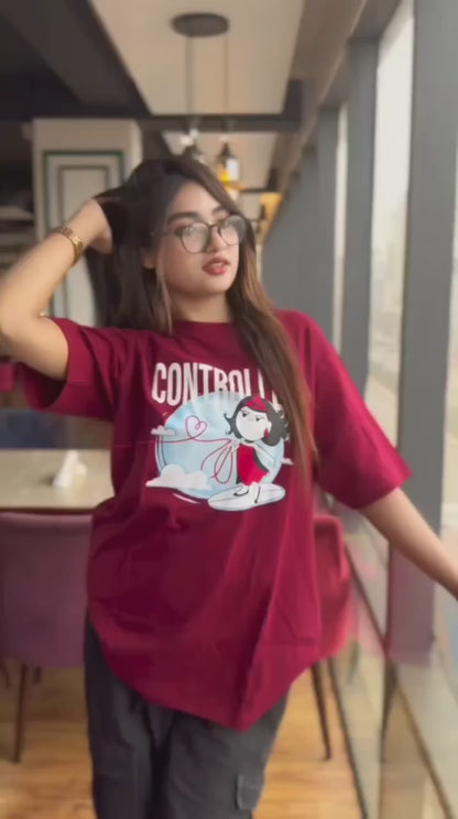 Controller  | Super Soft Premium Woman Regular Relaxed Fit T-Shirts