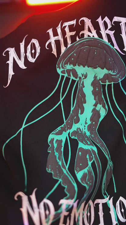 NO Heart NO Emotions | Limited Edition | Premium Drop Shoulder| Black