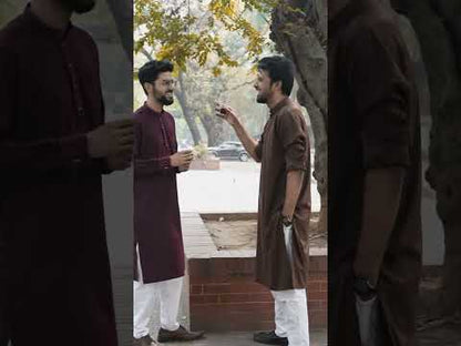 Turkish Cotton- Slim Fit Embroidered Semi-Eid Collection - Premium Embroidered Panjabi
