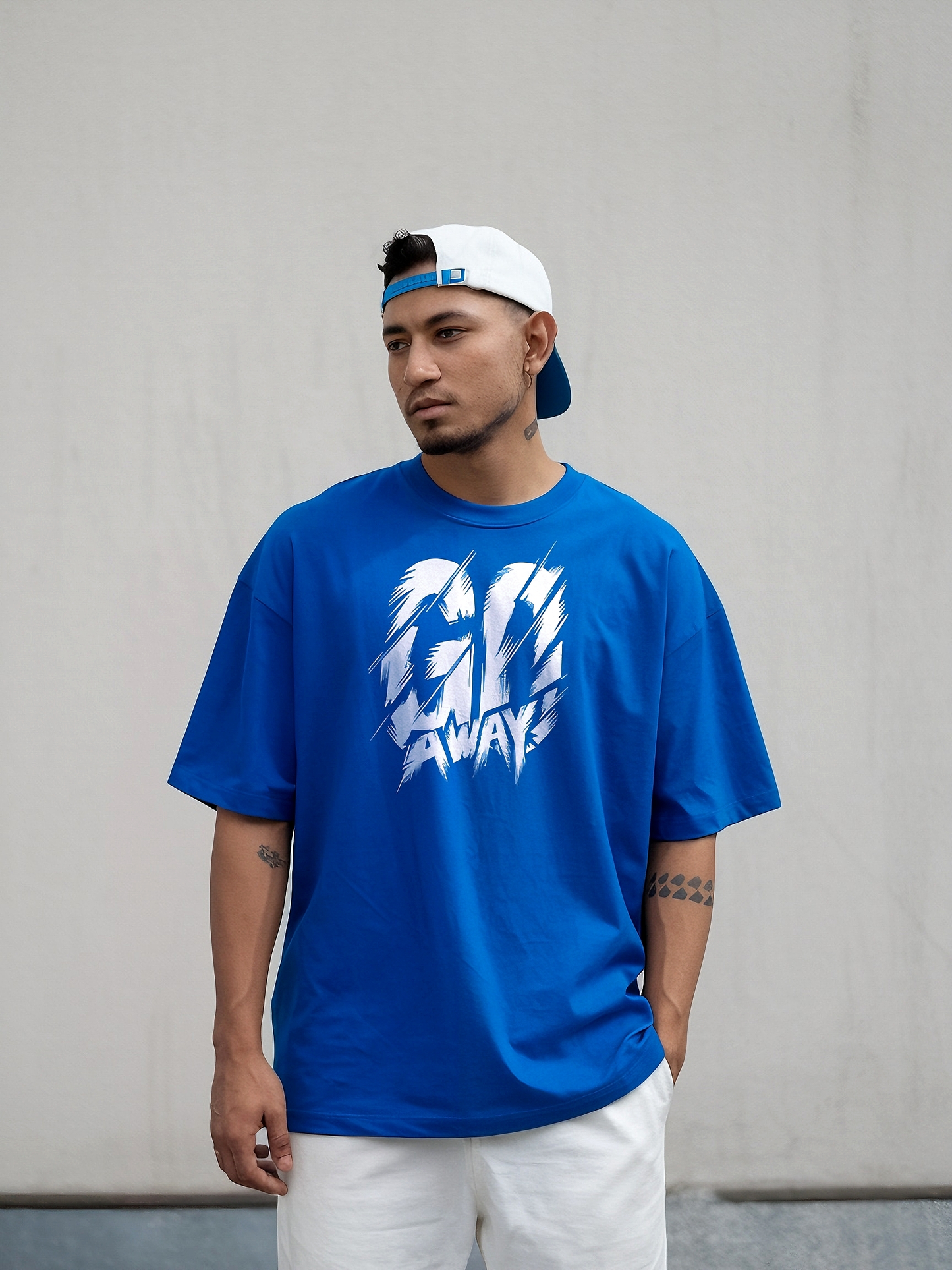 Go Away | Super Soft Premium Drop Shoulder T-Shirts