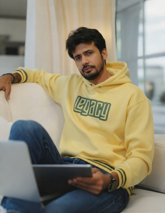 Lagecy — Limited Edition Pastel Yellow Hoodie | Winter Collection