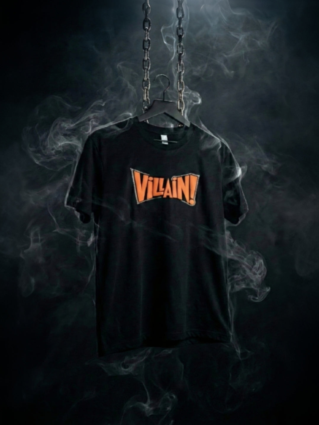 Villain| Black |   Premium Regular Relaxed Fit T-Shirt | Unisex