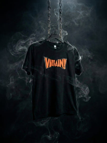 Villain| Black |   Premium Regular Relaxed Fit T-Shirt | Unisex