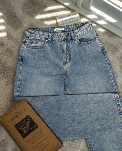 Men's Baggy Denim Jeans | Light Blue Color | Premium Denim Jeans