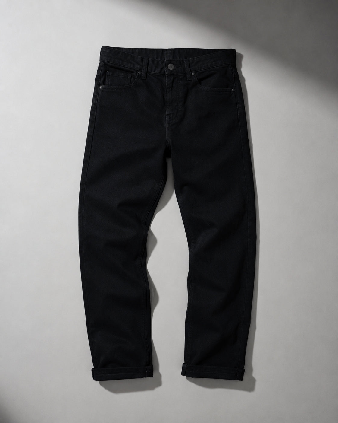 Premium Denim Jeans Straight| Color Black|