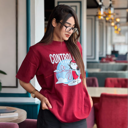 Controller  | Super Soft Premium Woman Regular Relaxed Fit T-Shirts