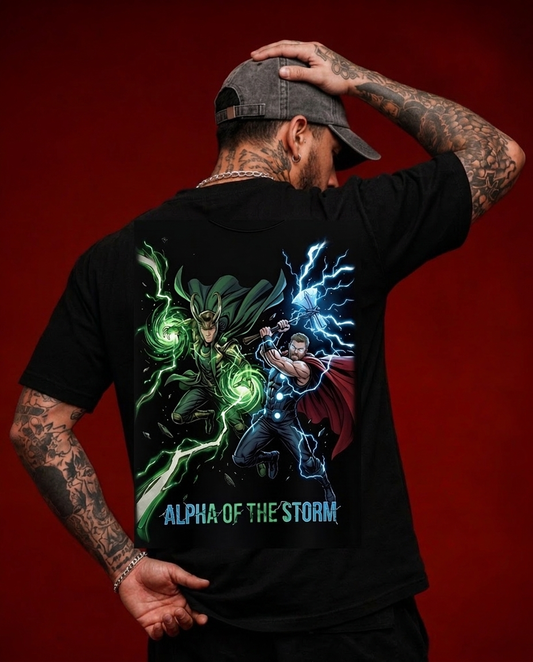 Alpha Energy| Black |   Premium Regular Relaxed Fit T-Shirt | Unisex