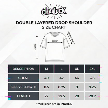 HERO| Cream Color | Super Soft Premium Drop Shoulder T-Shirt