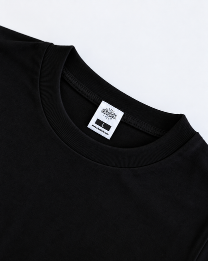Premium Regular Relaxed Fit T-Shirt | Black Color| Unisex |