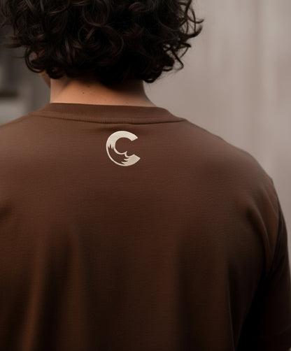 EVERY DAY IN EVERYWAY| Brown Color|  Premium Regular Relaxed Fit T-Shirt | Unisex