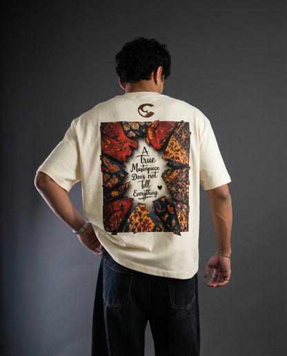 MASTERPIECE | Limited Edition | Premium Drop Shoulder| Cream Color