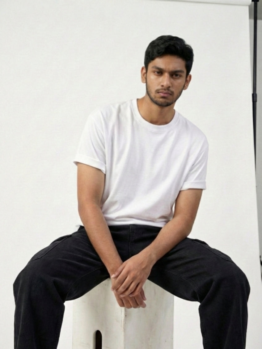 Premium Super Soft White - Solid T-Shirt