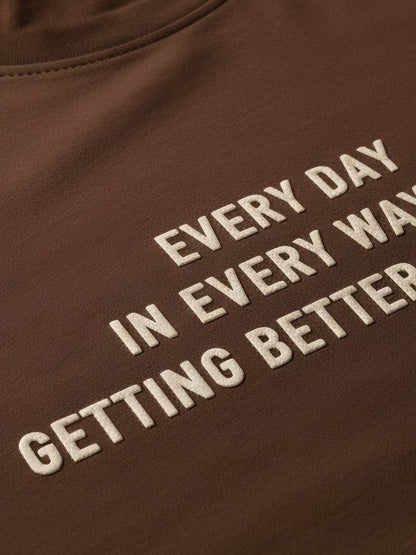 EVERY DAY IN EVERYWAY| Brown Color|  Premium Regular Relaxed Fit T-Shirt | Unisex