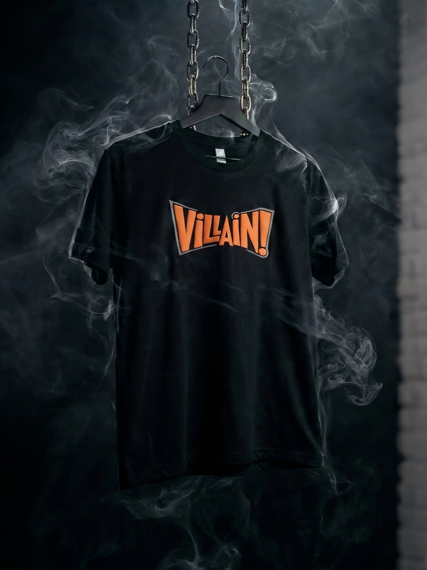Villain| Black |   Premium Regular Relaxed Fit T-Shirt | Unisex