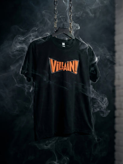 Villain| Black |   Premium Regular Relaxed Fit T-Shirt | Unisex