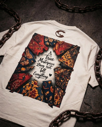 MASTERPIECE | Limited Edition | Premium Drop Shoulder| Cream Color