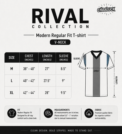 The Rival - Ash| Unisex Modern Regular T-Shirts