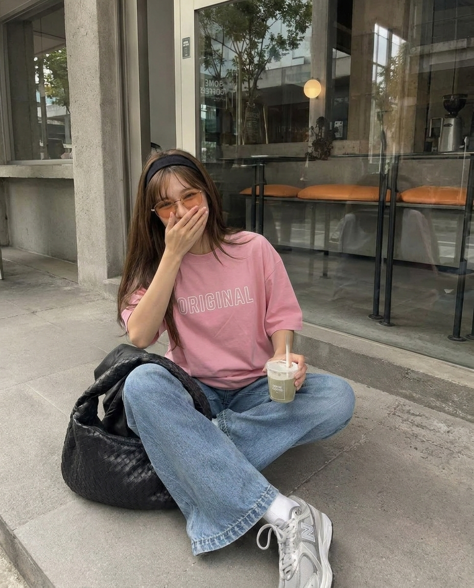 ORIGINAL| Pink |  Premium Regular Relaxed Fit T-Shirt | Unisex |