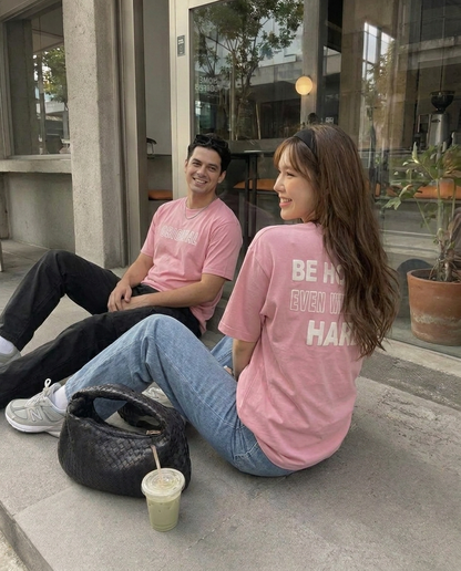ORIGINAL| Pink |  Premium Regular Relaxed Fit T-Shirt | Unisex |
