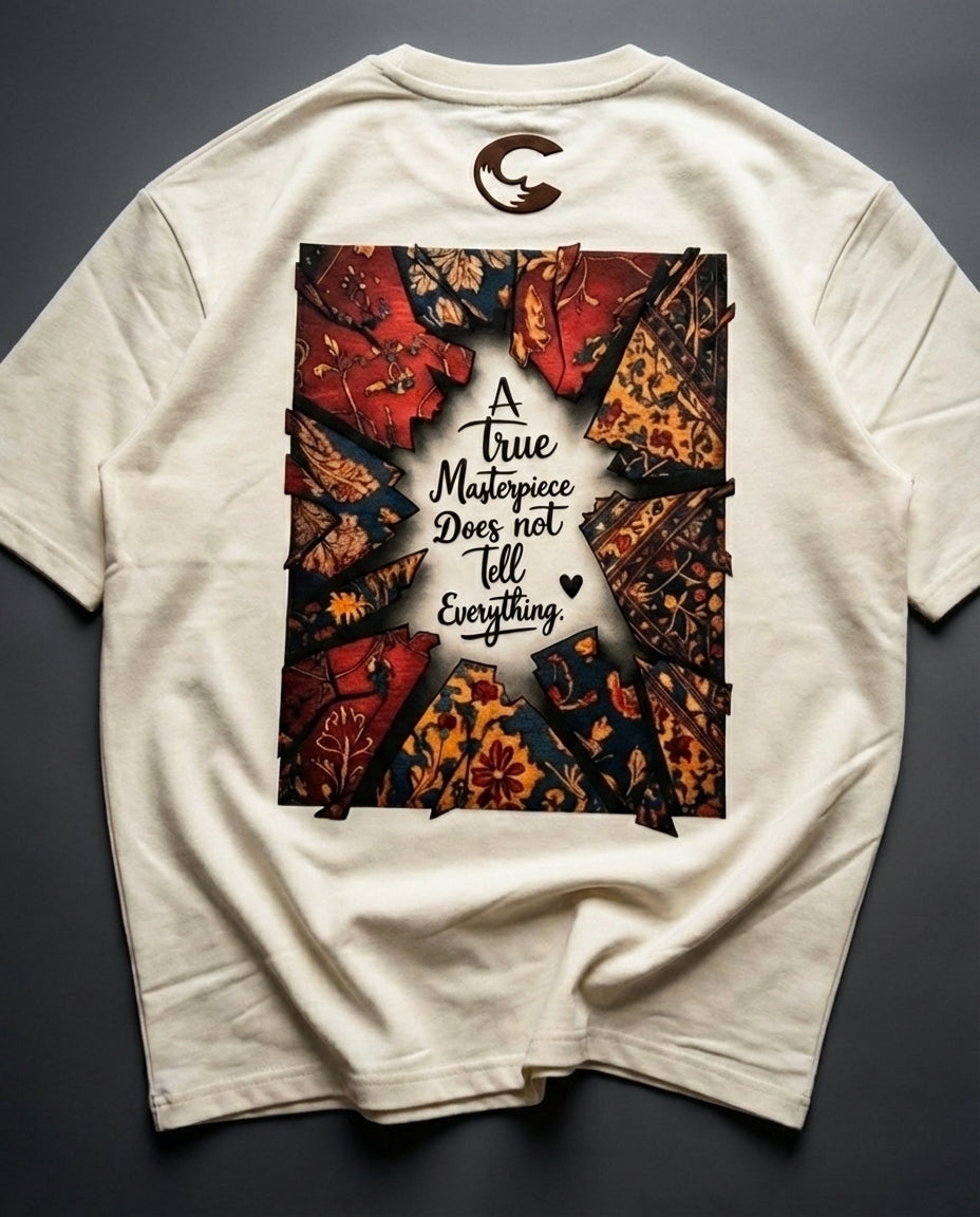 MASTERPIECE | Limited Edition | Premium Drop Shoulder| Cream Color