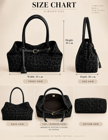 Leopard Luxe Tote Bag