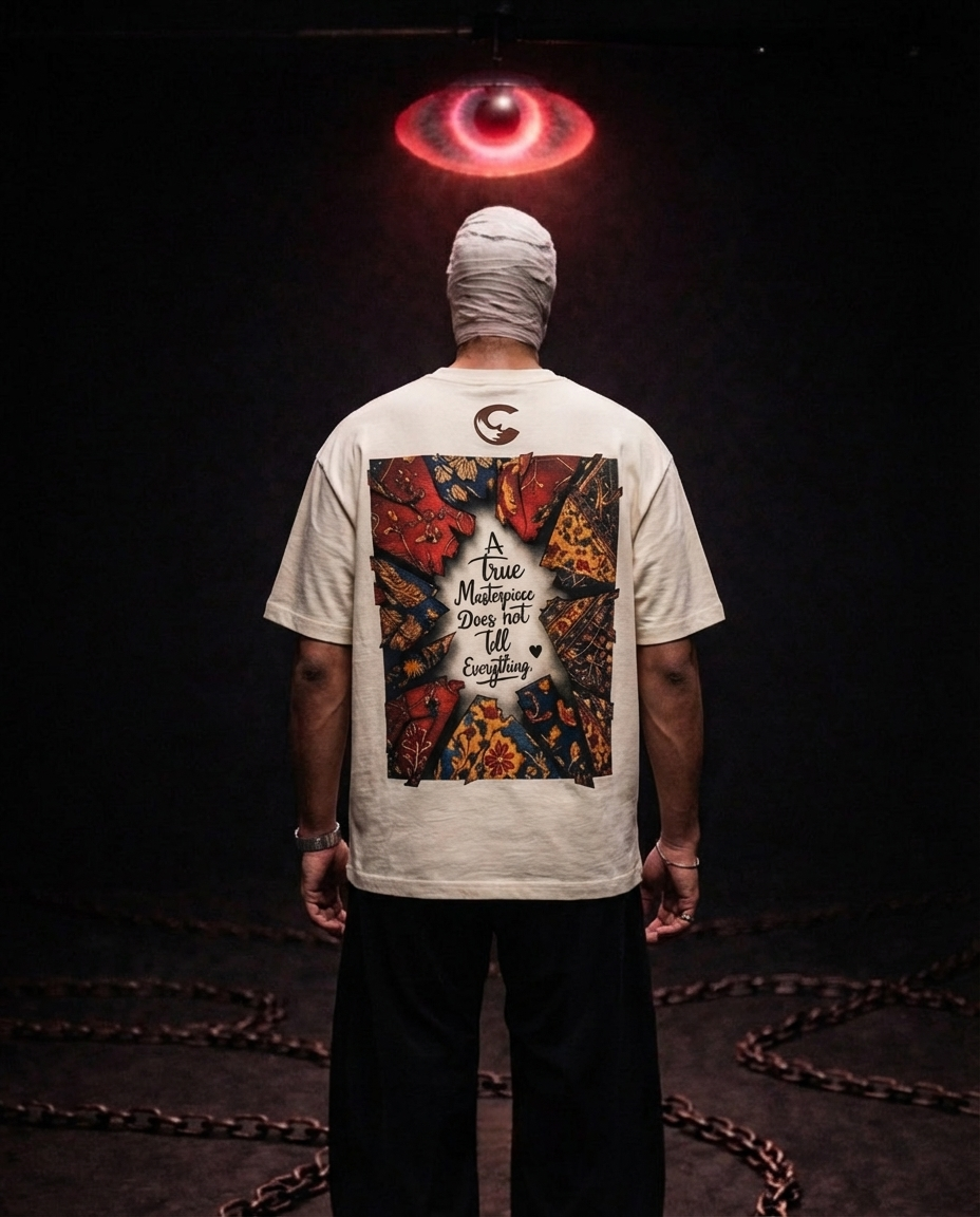 MASTERPIECE | Limited Edition | Premium Drop Shoulder| Cream Color